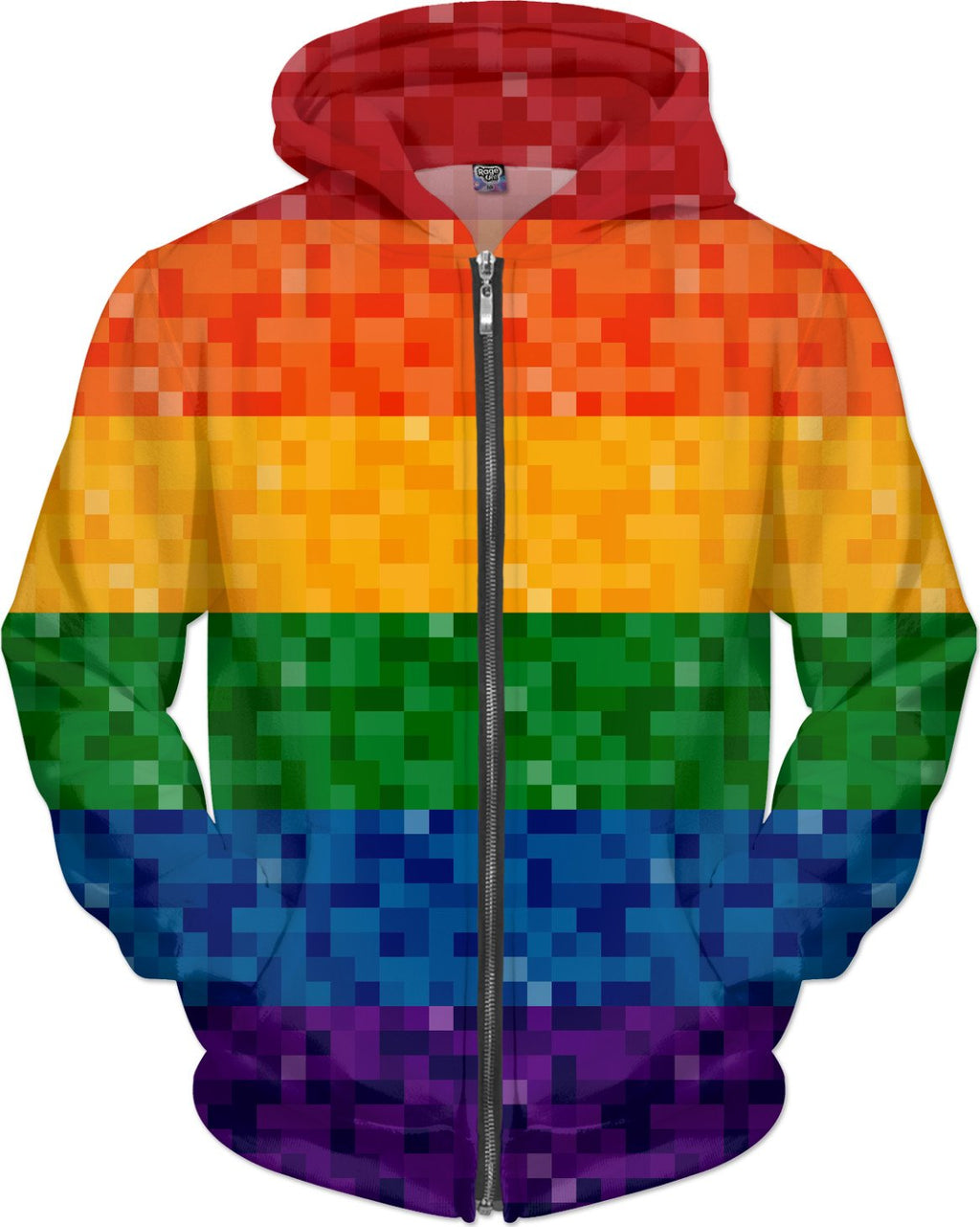 Rainbow Pixel Flag