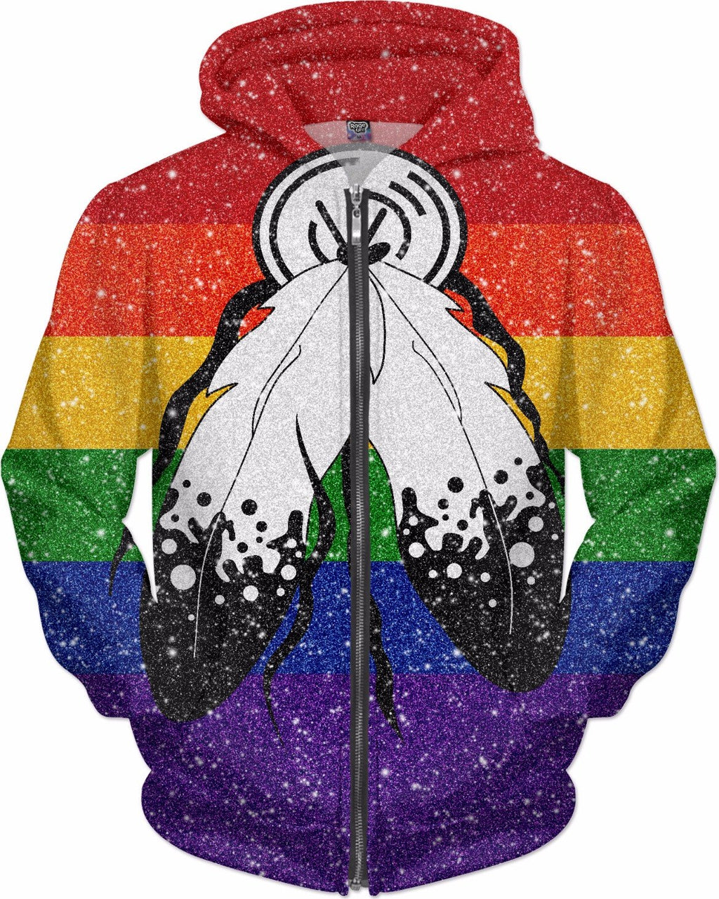 Glitter Two-Spirited Pride Flag