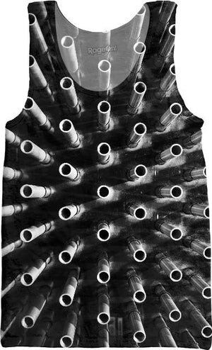 Abstract Pipes Tank Top