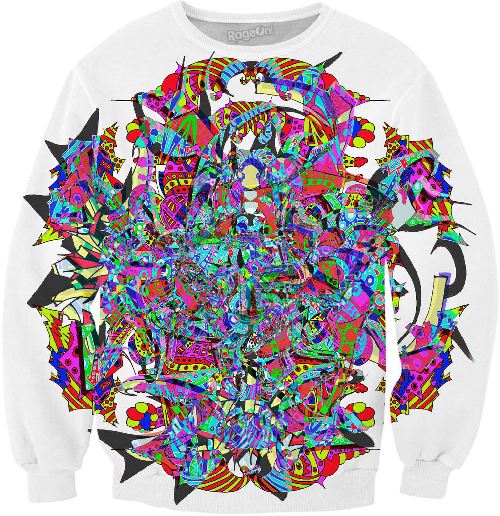 Neon Waffle Monster 12 Sweatshirt