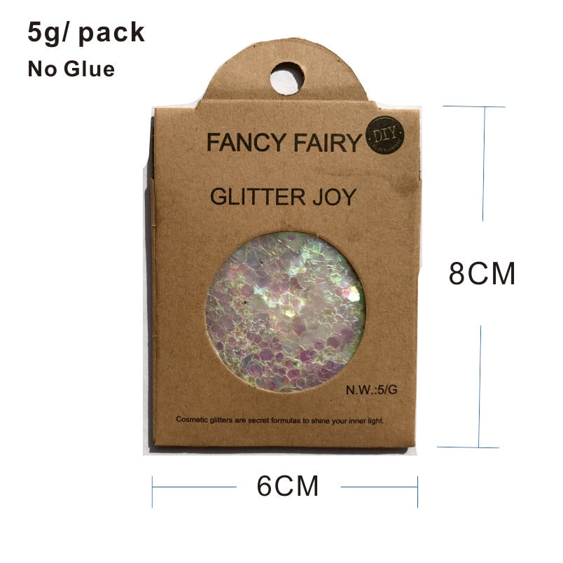 GL04 one pack of Fancy Fairy Festival Face Glitter