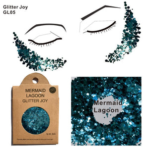 GL05 one pack of Mermaid Lagoon Face  Glitter