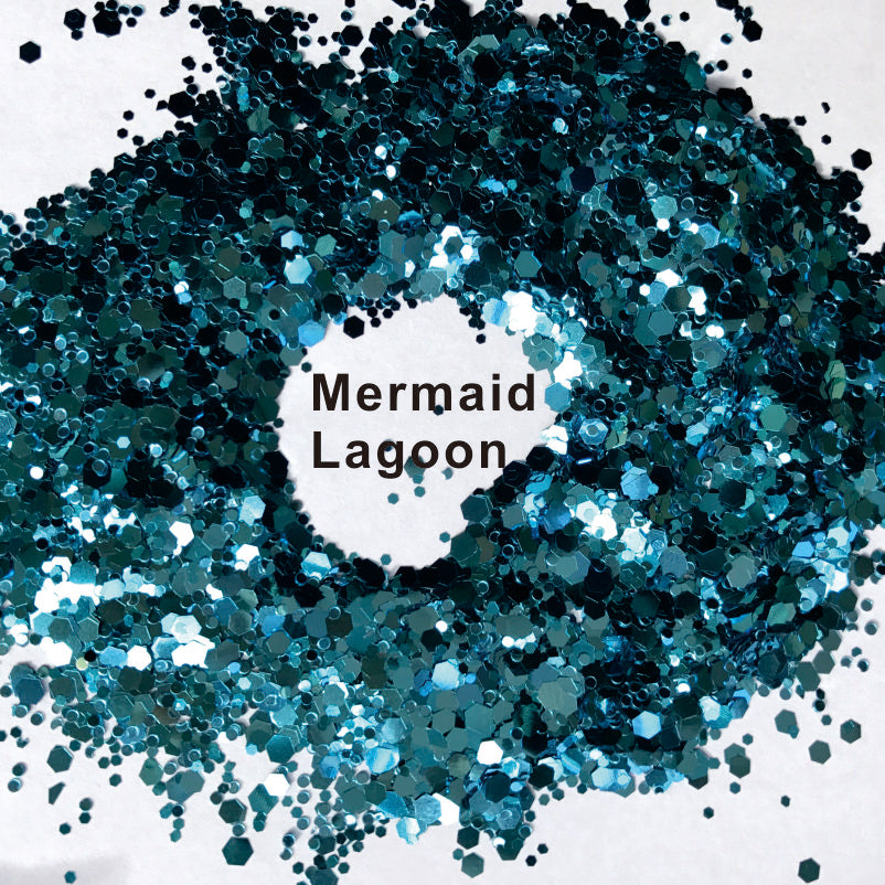 GL05 one pack of Mermaid Lagoon Face  Glitter