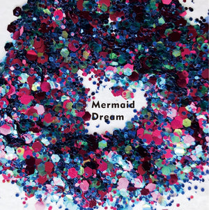 GL03 one pack of Mermaid Dream  Chunky Eye Glitter