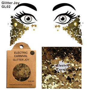 GL02 one pack of Electric Carnival Shiny Glitter