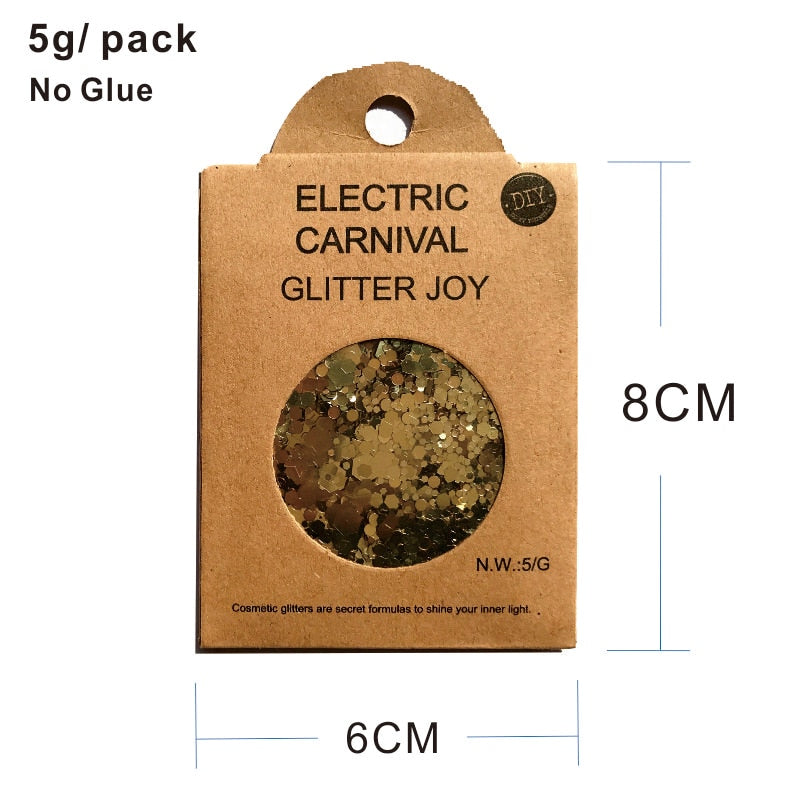 GL02 one pack of Electric Carnival Shiny Glitter