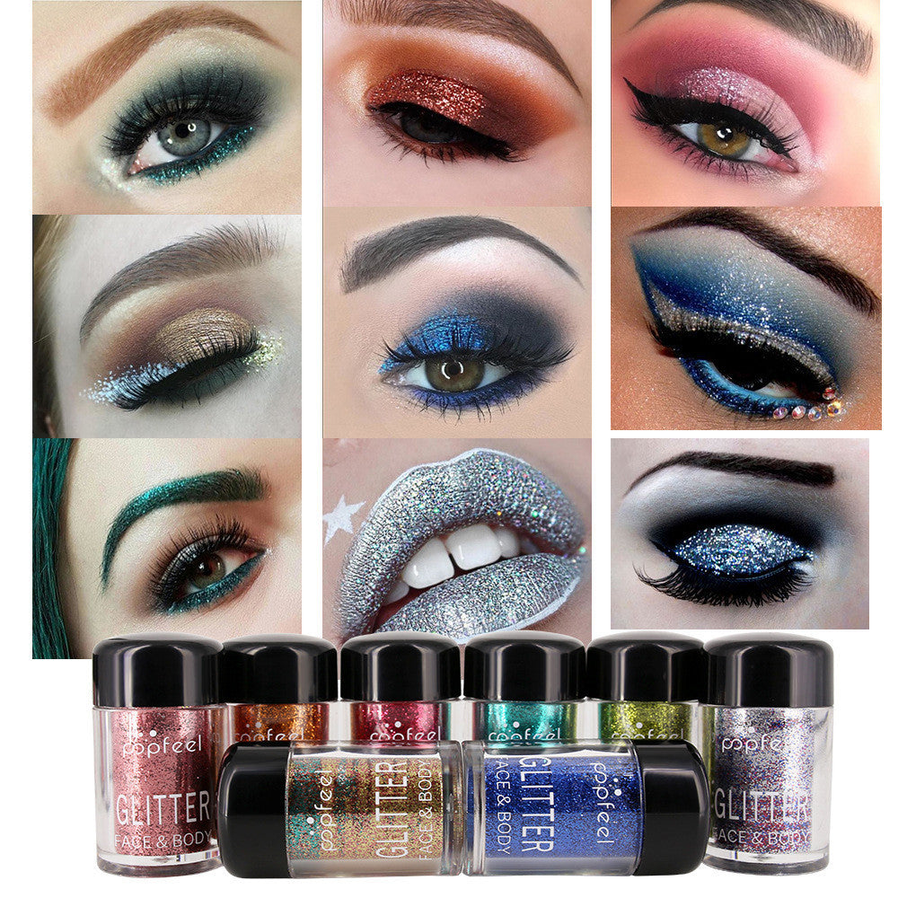 12Pcs Shimmer Glitter Eye Shadow Set