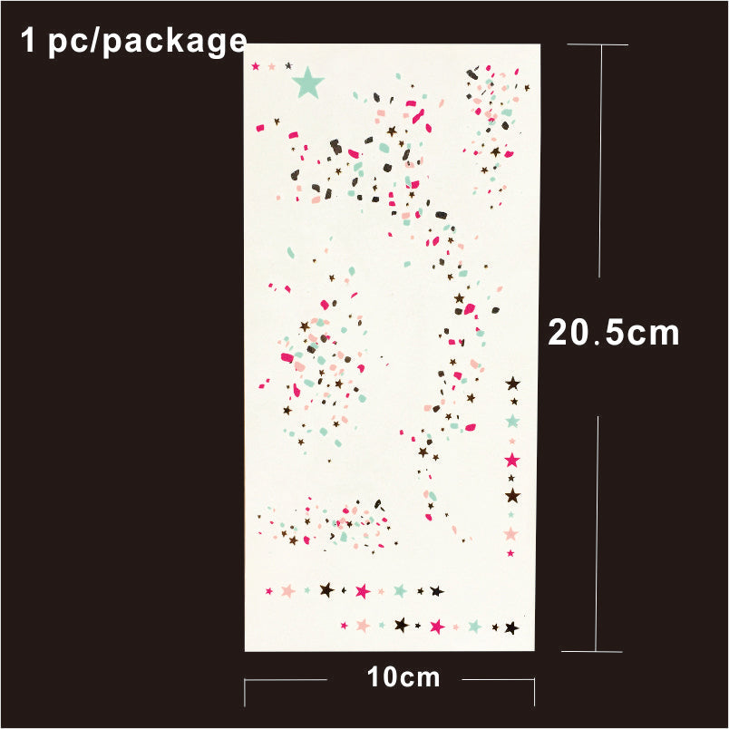 FT1801  Colorful Glitter Freckles Face Tattoo Sticker which can Enhance Your Beauty Rountine