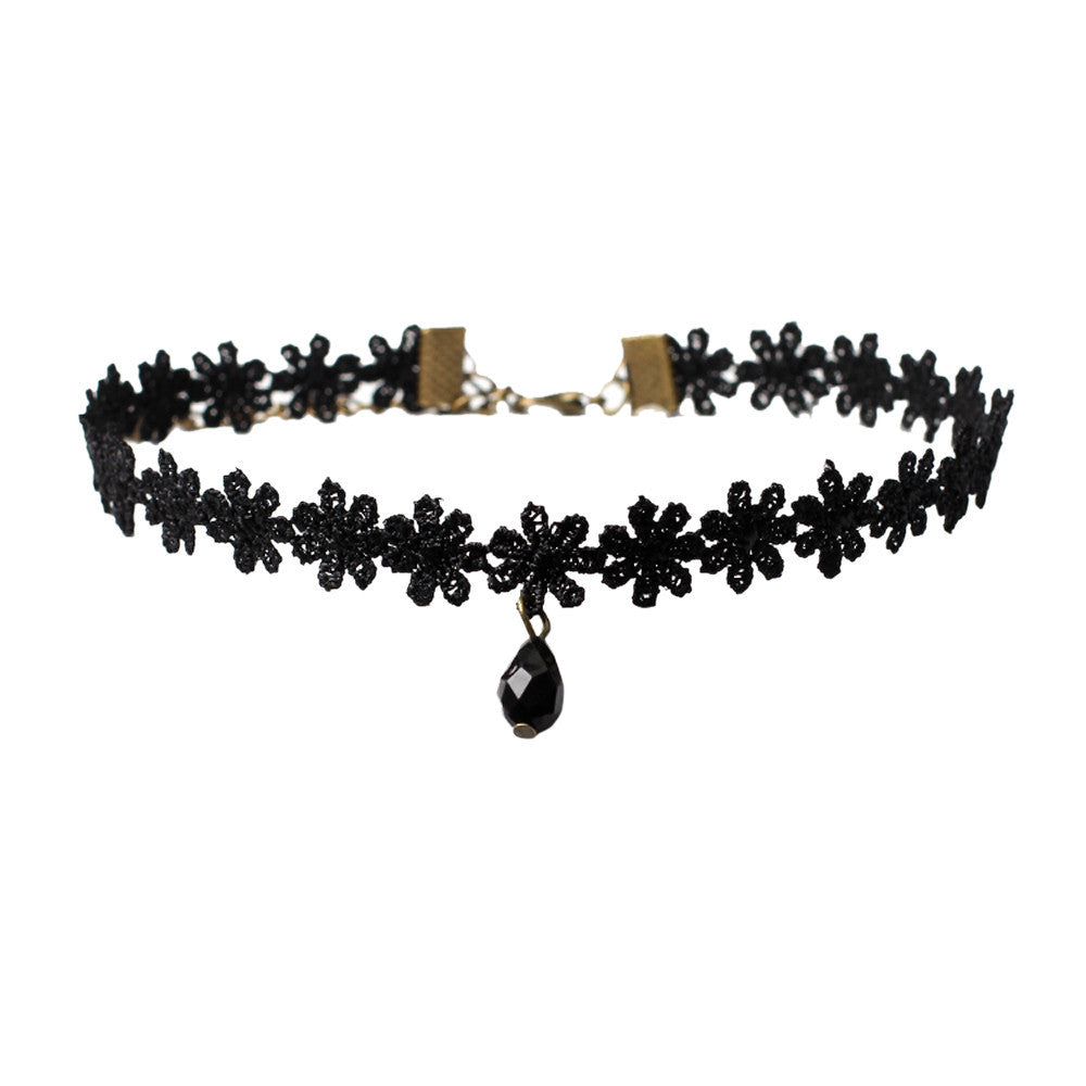 1 Piece Gothic Tattoo Lace Choker