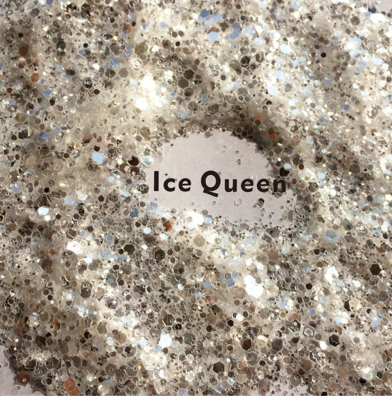 GL12  one pack of  Ice Queen Cosplay Festival  Face& Body Glitter