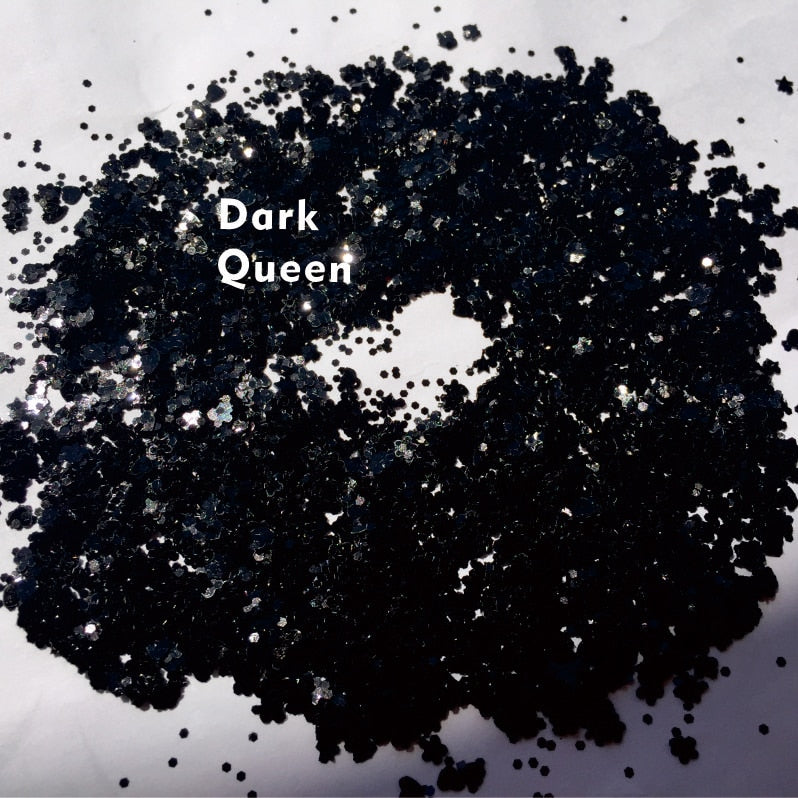 GL24 one pack of Black Dark Queen Cosplay Body Glitter