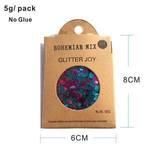 GL11  one pack of  Bohemian Mix  Festival  Face& Body Glitter