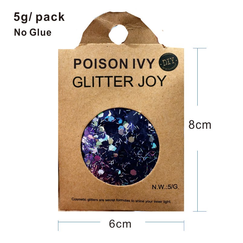 GL27 one pack of Poison Ivy Party Face Glitter