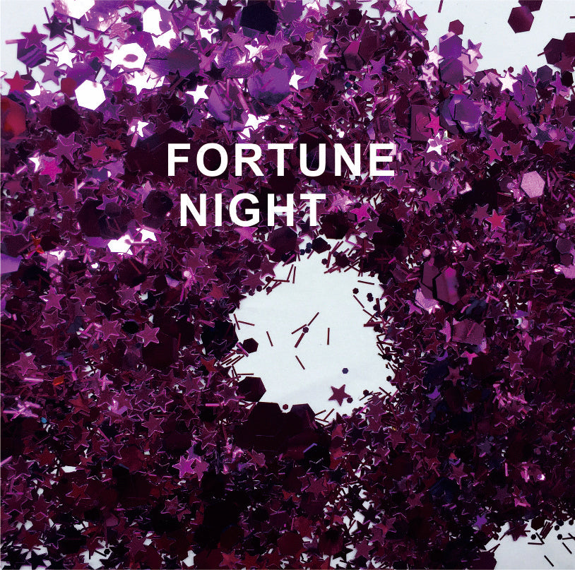 GL25 one pack of Fortune Night Violet Red Eye Glitter