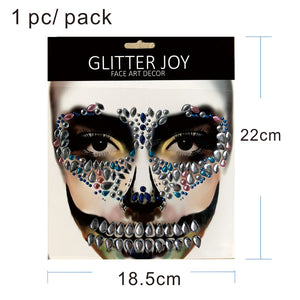 HFG07  1Pc  Festival Face Jewel Rhinestone with Gem