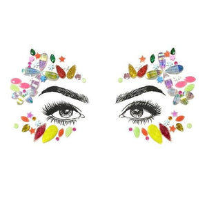 Temporary Face Tattoo Rhinestone