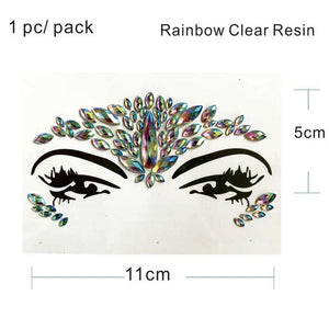 BFG29  1Pc  High Quality Resin Face Jewel