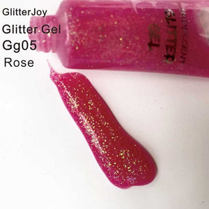 GG03   10G/TUBE White Small Glitter Gel for Hair Glitter Root ,Glitter Hair Styling Accessory