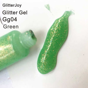 GG03   10G/TUBE White Small Glitter Gel for Hair Glitter Root ,Glitter Hair Styling Accessory