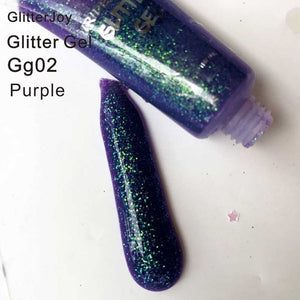 GG03   10G/TUBE White Small Glitter Gel for Hair Glitter Root ,Glitter Hair Styling Accessory