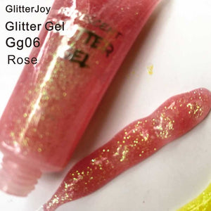 GG03   10G/TUBE White Small Glitter Gel for Hair Glitter Root ,Glitter Hair Styling Accessory